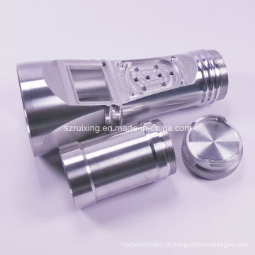 CNC-Bearbeitung für Aluminium-Taschenlampen Zubehör